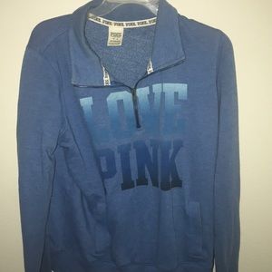 VS PINK half zip